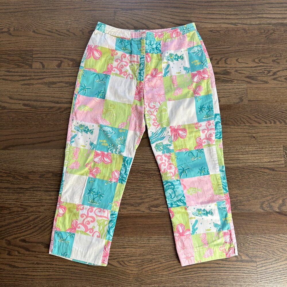 Vintage Lily Pulitzer Patchwork Pants